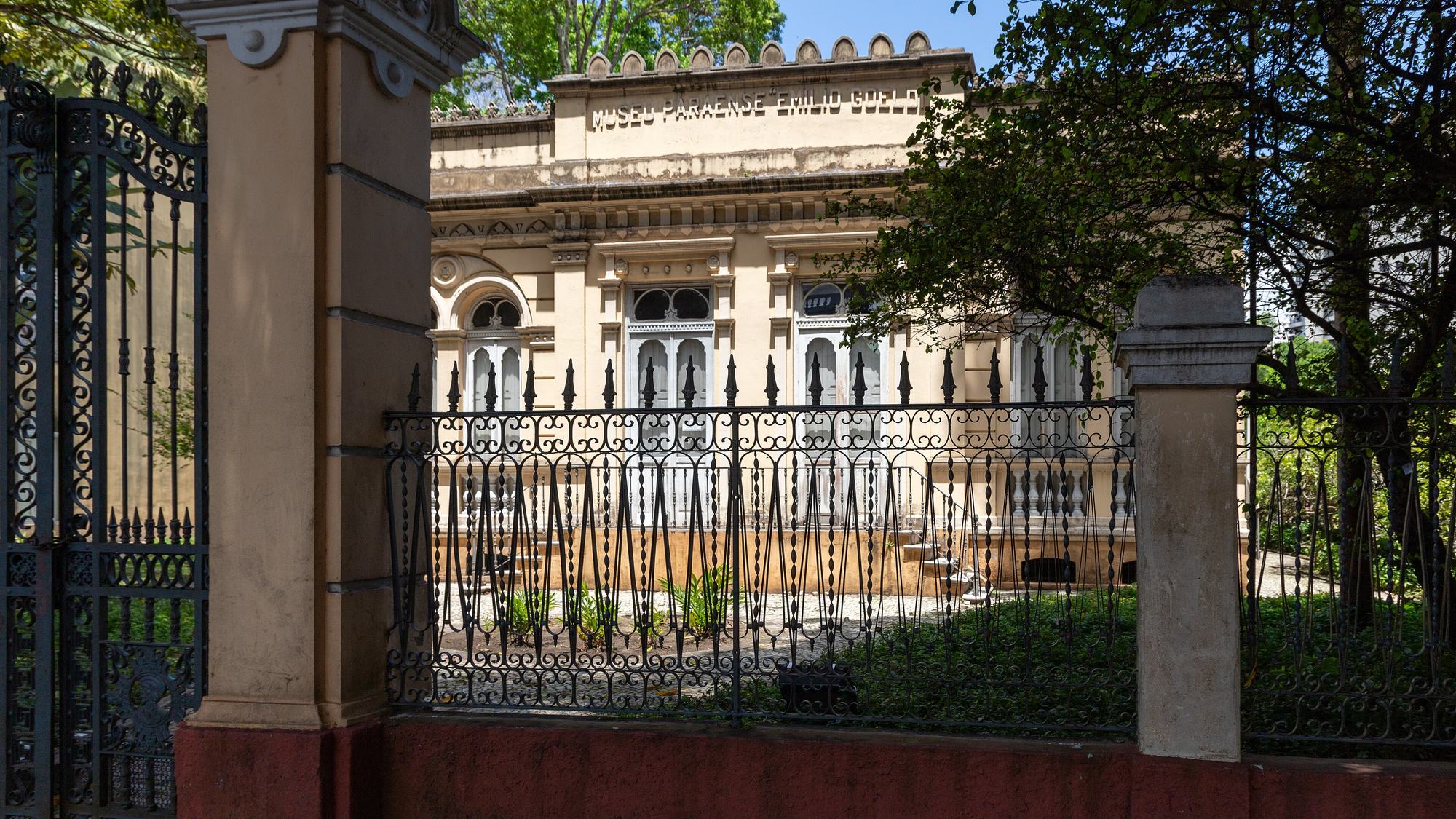 Prédio histórico do Museu Paraense Emílio Goeldi, em Belém